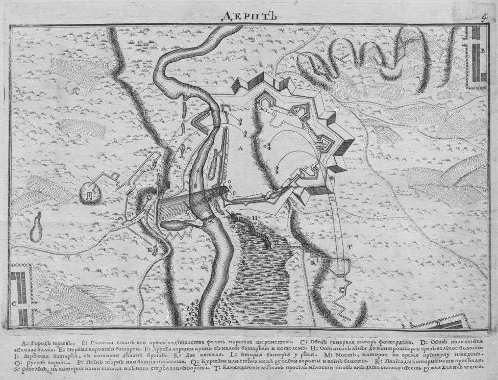 Осада Юрьева в 1704 г.