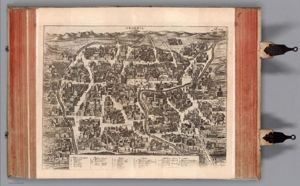 Город Ардебиль в Персии