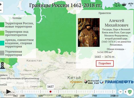 Границы России 1462–2018