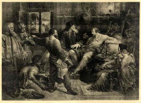 Г.Щедровский. Призвание князя Пожарского. Литография 1833 года