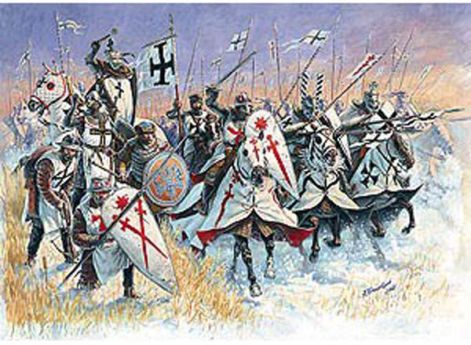 Рыцари Ливонского ордена XIII-XIV вв..