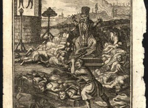 Аллегория тиранического правления Ивана Грозного. Неизвестный художник. 1725 год