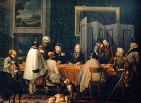 Парижский конгресс. Неизвестный художник. Примерно 1856 год