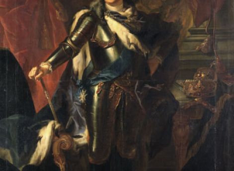 Портрет короля Августа II. Луи де Сильвестр.1718 год