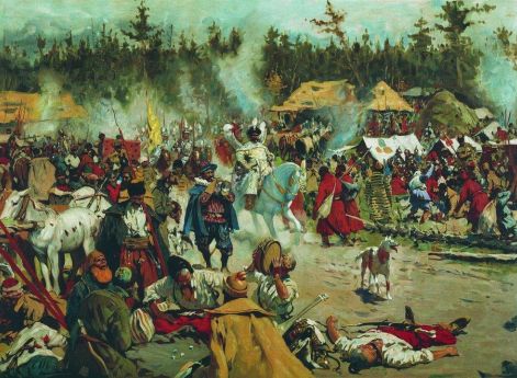 В смутное время. С. В. Иванов. 1908 год