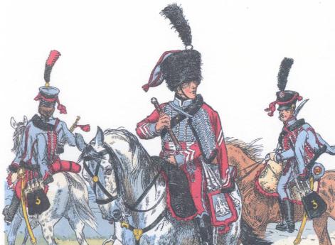 Франция. 3-й гусарский полк