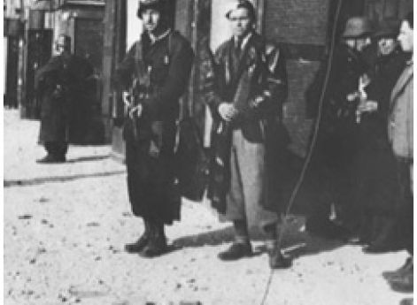 Пражские повстанцы.