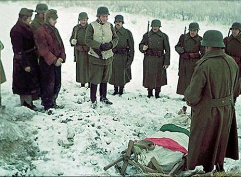 Похороны венгерского солдата на Восточной фронте