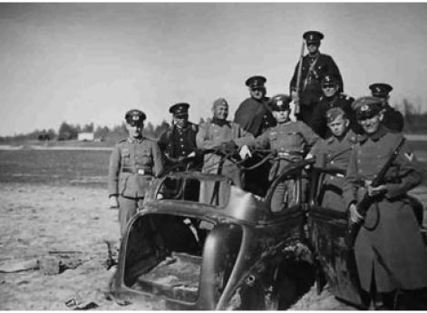 Немецкие и польские полицейские