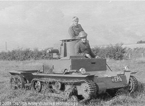 Датские танкисты. 1937 г.