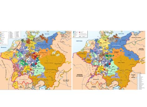 Священная Римская империя германской нации на 1648 и 1789 г.