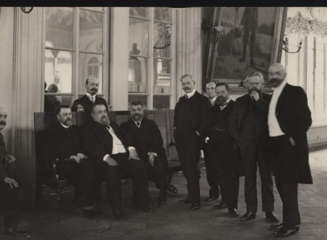 Группа депутатов Государственной Думы: Г.Р. Килевейн, В.Д. Кузьмин, М.А. Стахович, В.И. Гессен, П.Н.