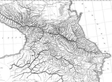 Кавказские земли с частью Великой Армении, карты изданы Семеном Брониевским