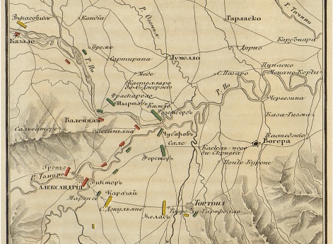 Положение главных армий 4 мая 1799 года