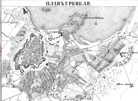 План города Ревеля 1876 года