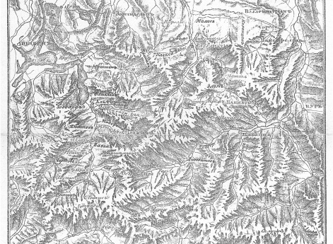 Карта 9. Поход Суворова в Швейцарии в 1799 году