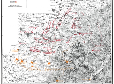  Схема отступления Южной группы к Ляояну. Положение к 3 часам дня 14 августа 1904 года