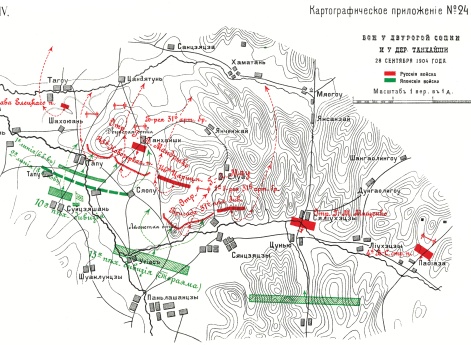 Бои у Двурогой сопки и у деревни Танхайши 28 сентября 1904 года
