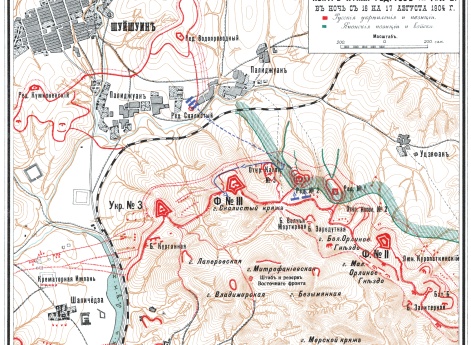 Контр-атака редутов №1 и №2 в ночь с 16 на 17 августа 1904 года
