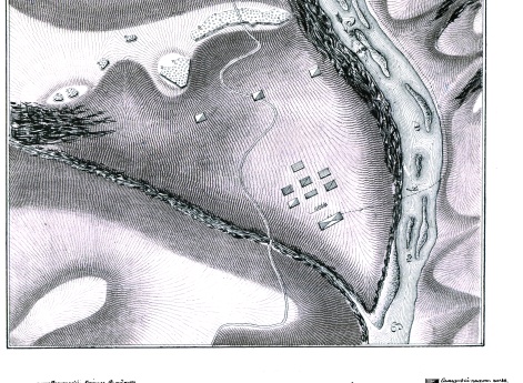 Позиция, занятая скопищами неприязненных горцев под Аулом Мискенджи, взятой штурмом 22 сентября 1848 года отрядом под личным начальством генерал-адъютанта князя Аргутинского-Долгорукого