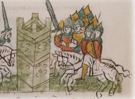 Встреча союзных дружин Святослава Всеволодовича Волынского, Изяслава Давыдовича Берестейского и Владимира Володарсвича Галицкого под стенами Чернска.