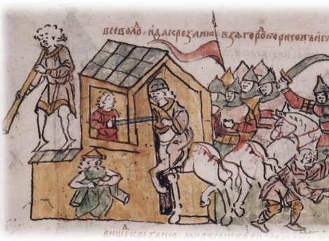 Взятие города Борисоглебска войсками Всеволода Юрьевича Владимирского.