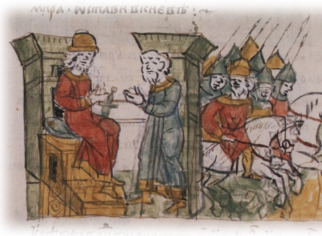 Послание Изяславом Мстиславичем Киевским тысяцкого Улеба на разведку в Чернигов; поход Изяслава к Супою.