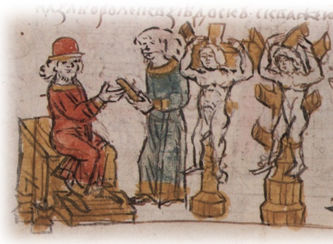 Заключение мира Давыдом Игоревичем Волынским с Володарсм Ростиславичем Перемышльским и Васильком Ростиславичем Теребовльским; казнь Василя и Лазаря.