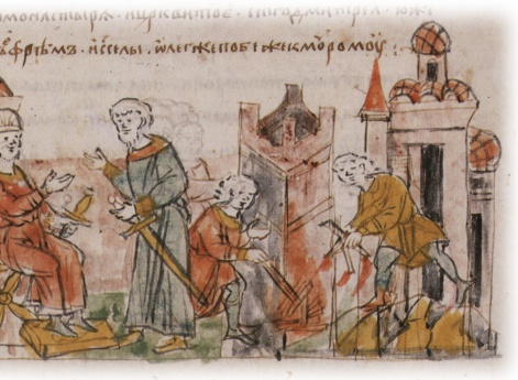 Повеление Олега Святославича сжечь Суздаль; поджог города (кроме монастырских и церковных построек).