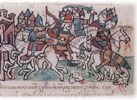 Поход Рюрика Ростиславича Киевского, Ярослава Всеволодовича Переяславского, Романа Мстиславича Галицко-Волынского и других на половцев, завершившийся победой русских.