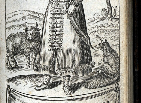 Обложка книги Джильса Флетчера «История России». 1643.