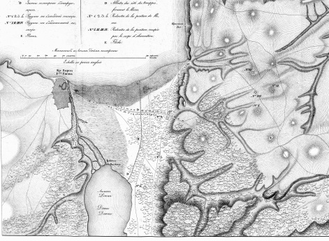 План обложения крепости Варна с южной стороны в 1828 году