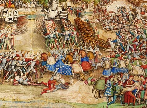 Франциск I — «первый усмиритель швейцарцев». 