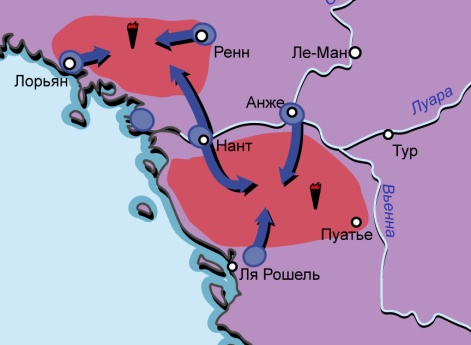 Первая антифранцузская коалиция 1792–1795 гг. Восстание в Вандее и Бретани 1796 г.