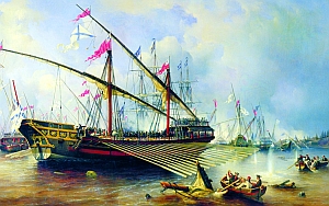 Северная война - Победа над шведским флотом у о. Гренгам