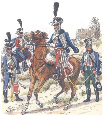 Франция. 1-й гусарский полк