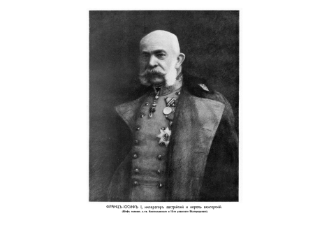 Франц-Иосиф I, император австрийский и король венгерский. Портрет.