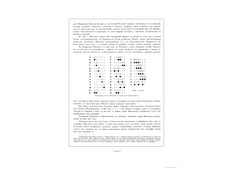 Телеграфная азбука Шиллинга и знаки для передачи цифр.