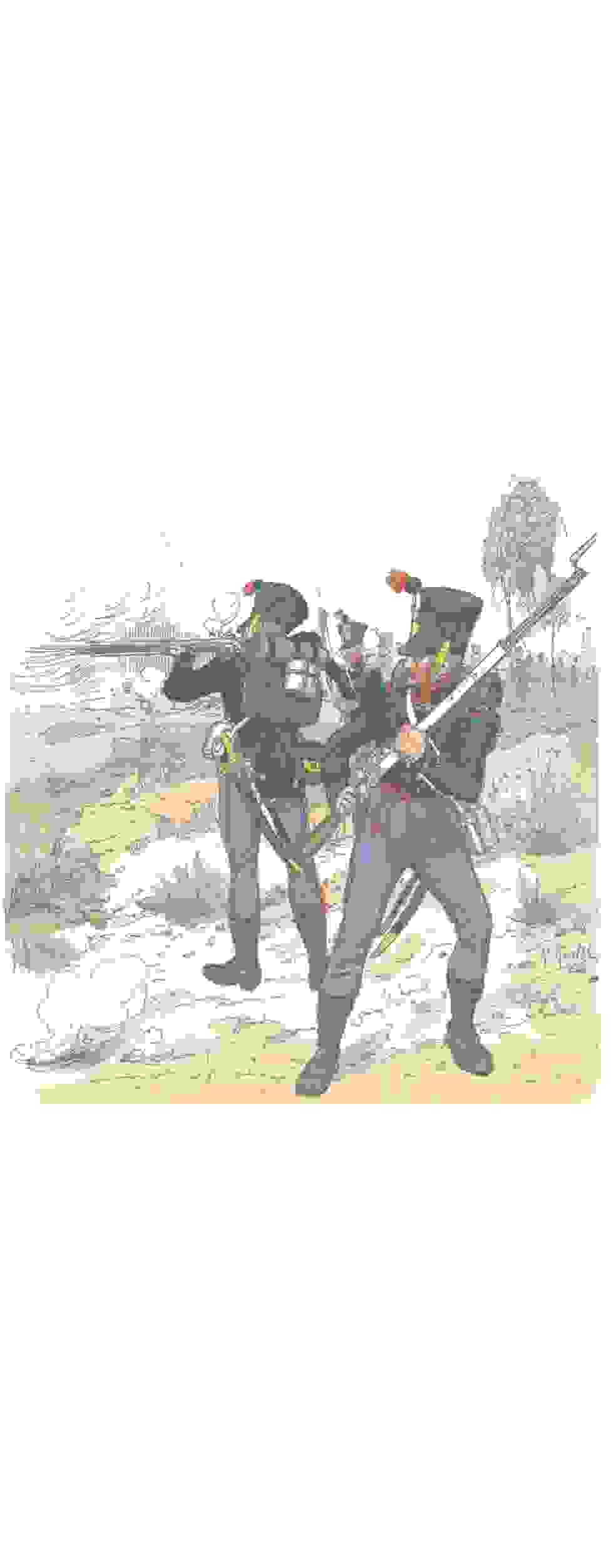 Саксония. Легкая пехота (1812)