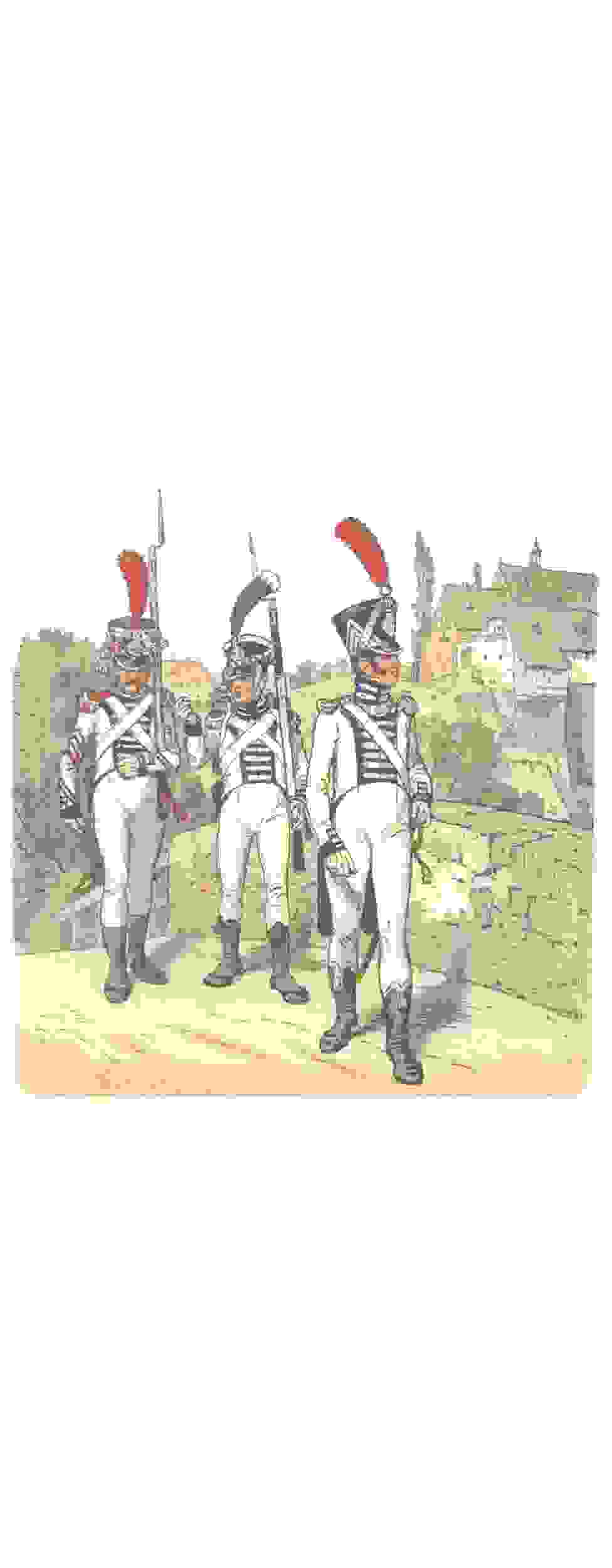 Вестфалия. Пехотный полк Королевы (1812)