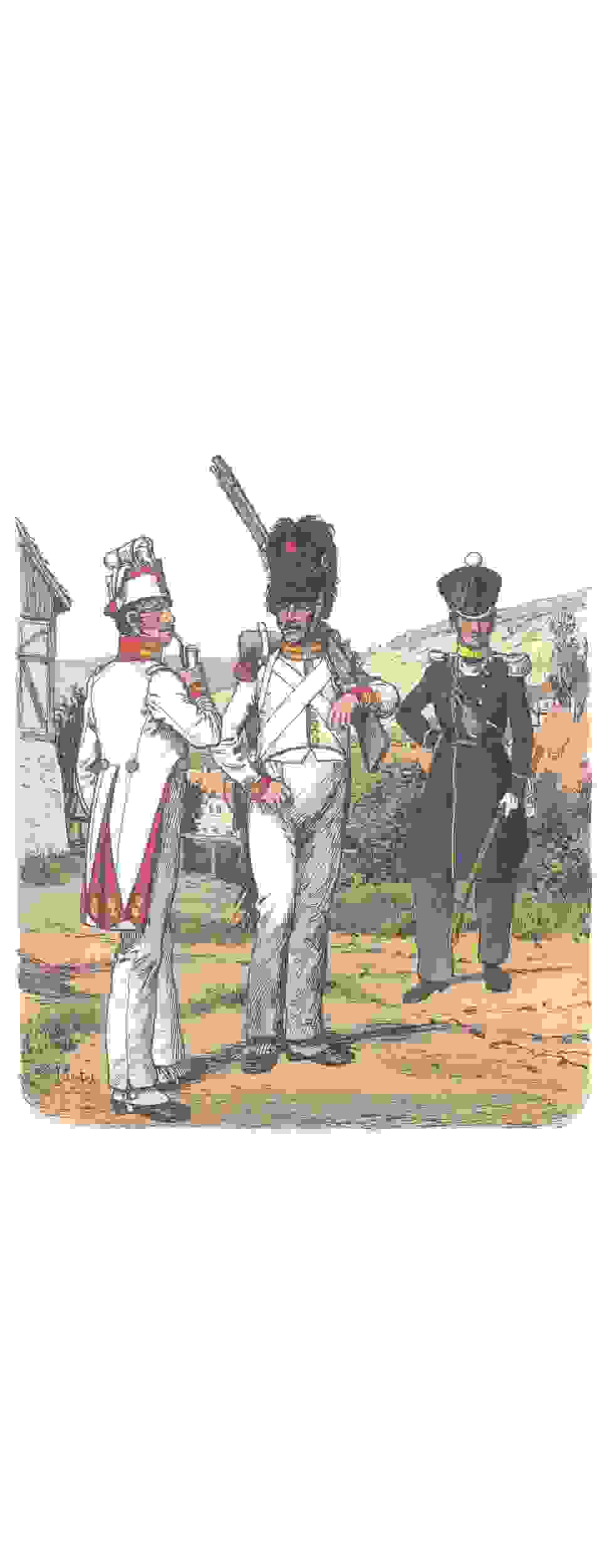 Вестфалия. Пешая гвардия