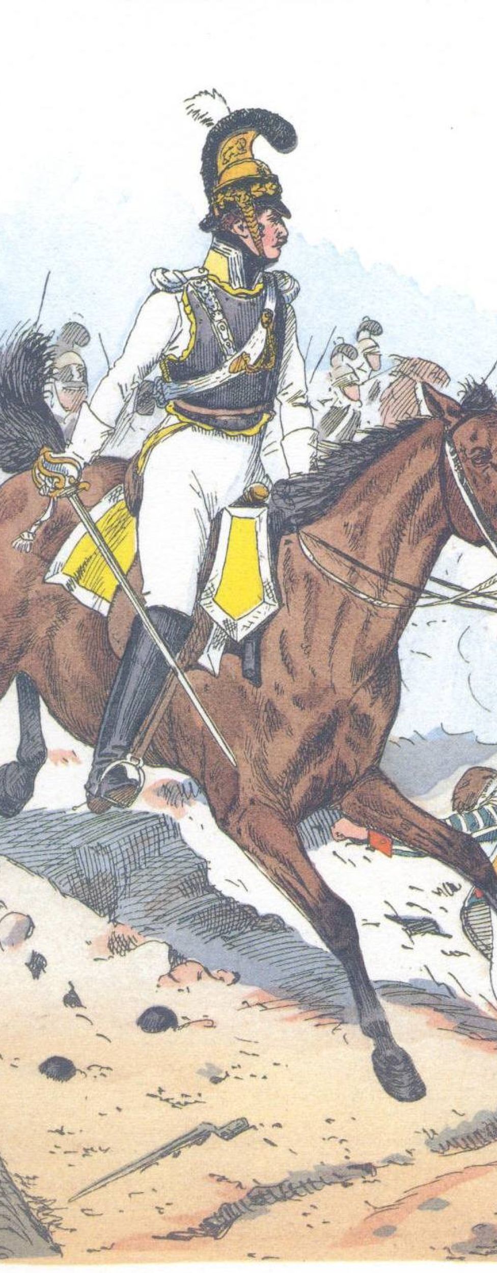 Саксония. Кирасирский полк фон Цастрова (1812)