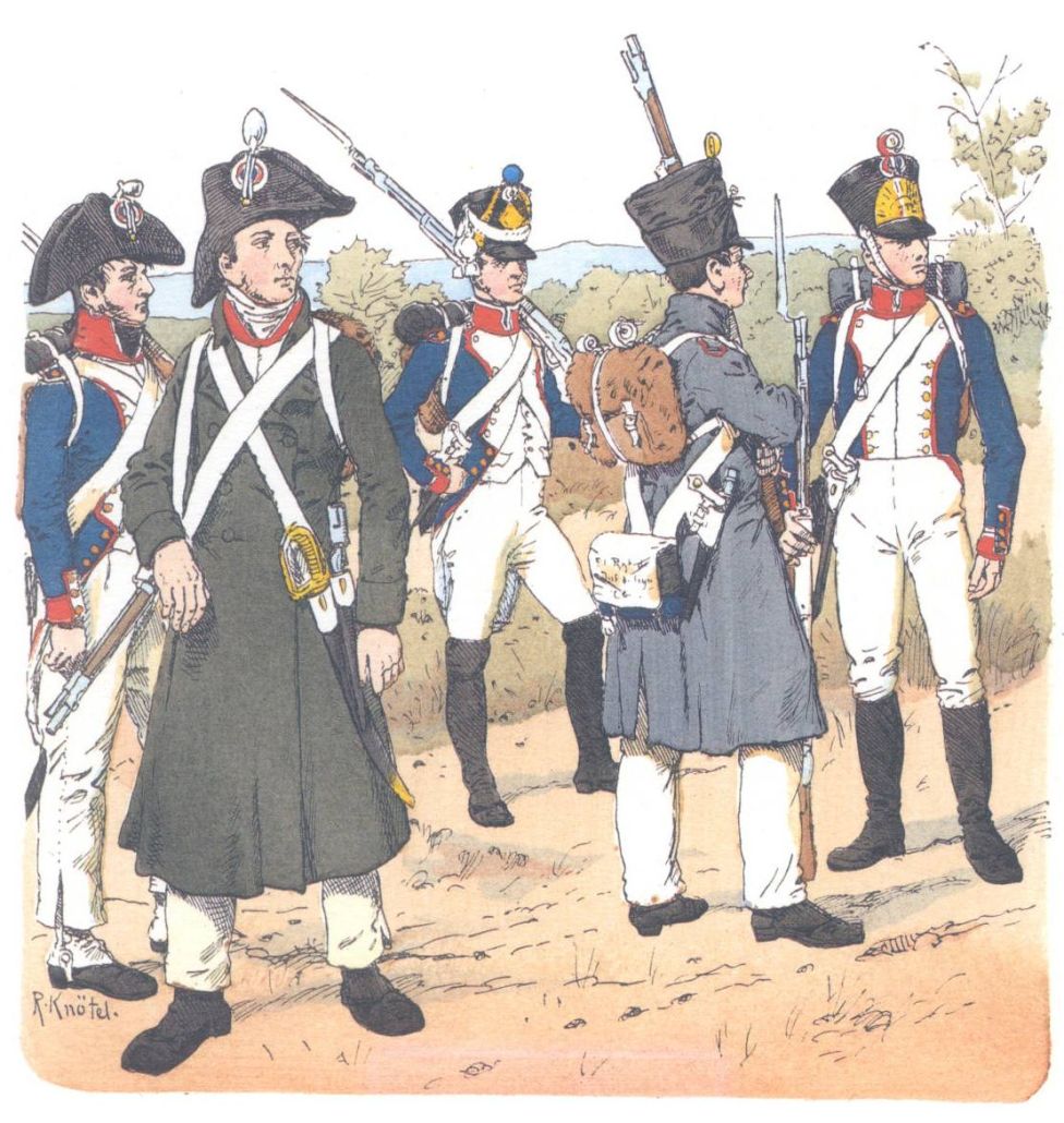 Франция. Фузилеры линейной пехоты