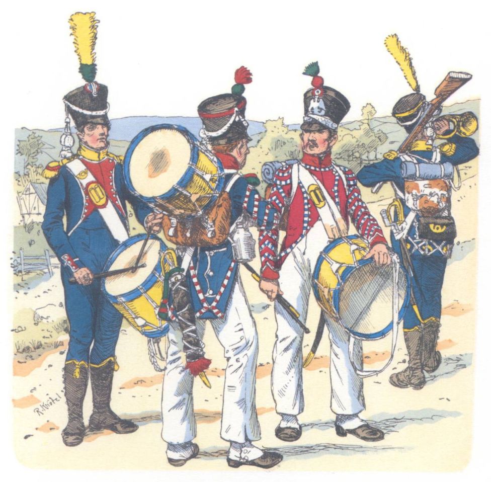 Франция. Музыканты легкой пехоты