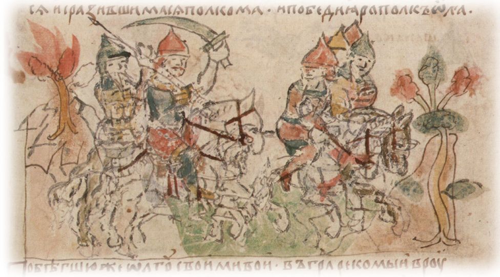 Поражение войск Олега Святославича, обратившихся в бегство, отвойск Ярополка Святославича Киевского. 