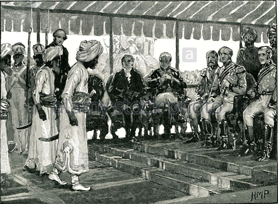 Побежденный пешва просит о мире генералов ОИК