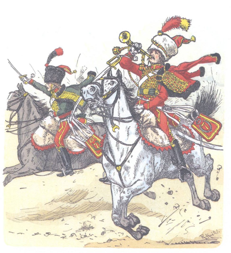 Франция. 7-й гусарский полк