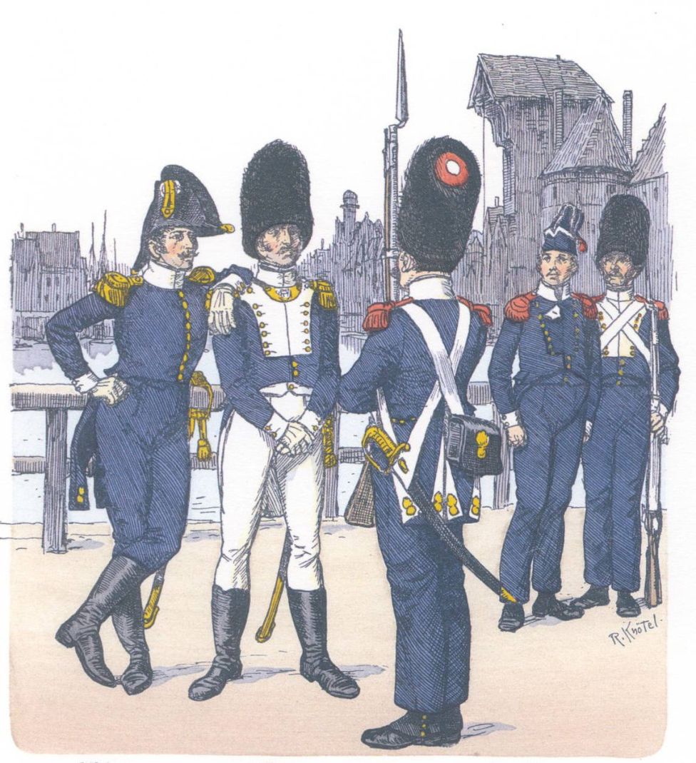 Данциг. 1-й гренадерский батальон вольного города (1808)