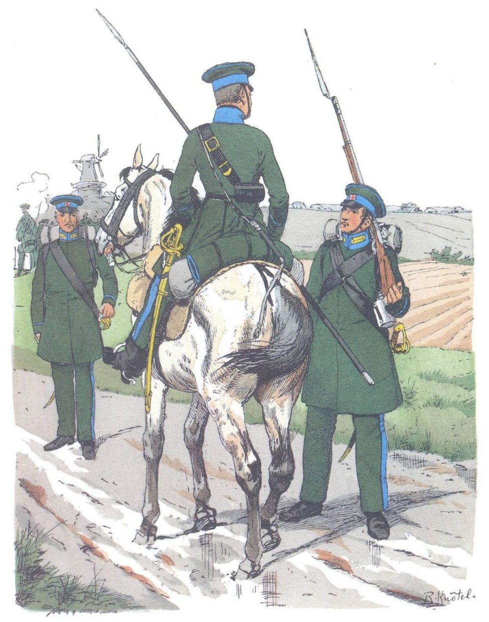 Гамбург. Ганзеатический легион. Контингент Гамбурга (1813)