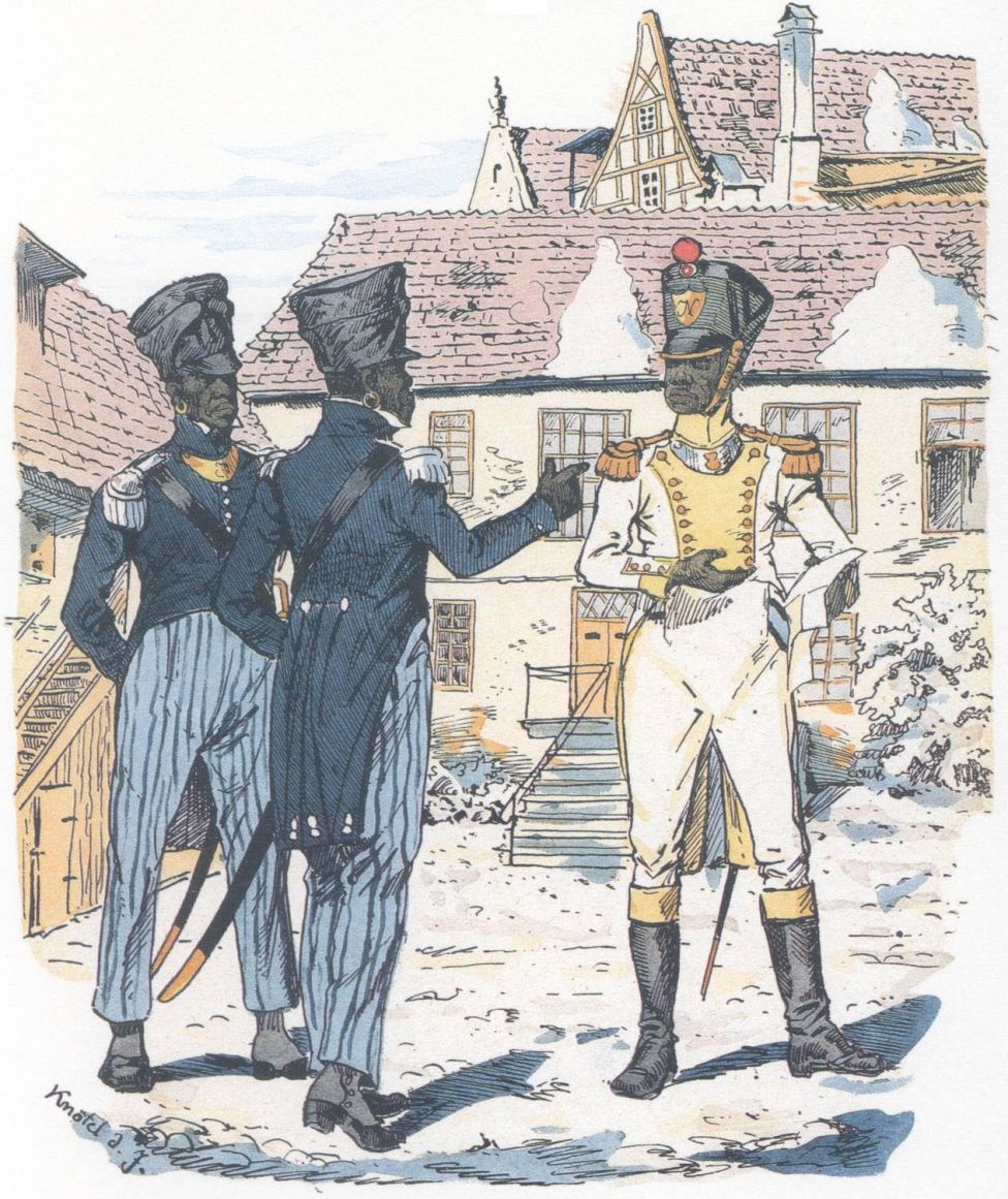 Неаполь. Офицеры-негры 7-го линейного полка (1812)